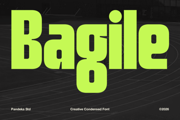 Bagile: The Bold and Energetic Sports Font