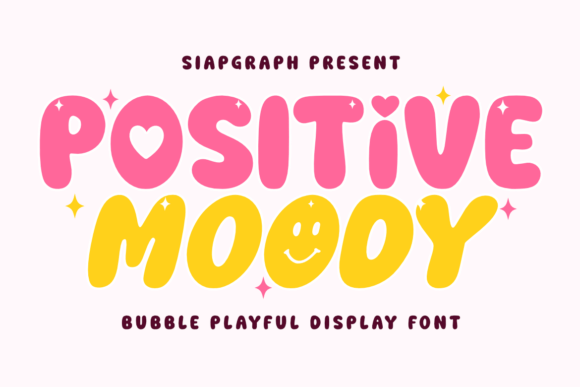 Bring Your Ideas to Life with Positive Moody: A Playful and Versatile Font