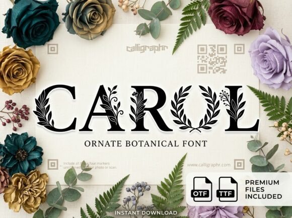 Carol: Elevating Brand Identity with a Bold Decorative Display Typeface