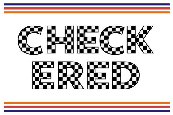 Checkered: Cross the Finish Line in Style with This High-Velocity Display Font