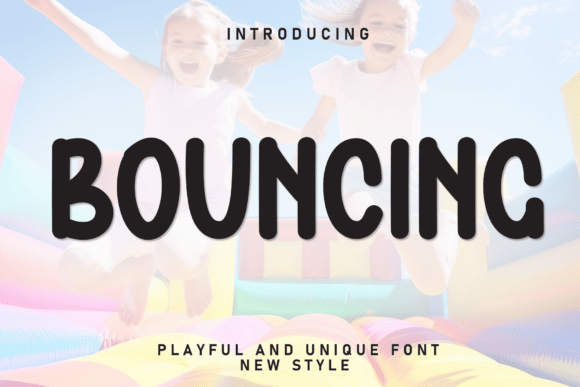 Discover Bouncing: A Charming Hand-Woven Display Typeface