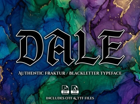 Discover Dale: A Bold and Artistic Display Font