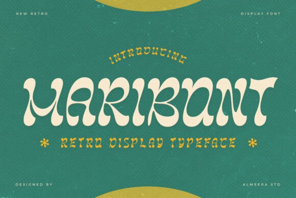 Discover Maribont: A Retro-Styled Typeface with Modern Appeal