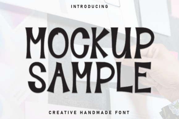 Discover the Vibrant Elegance of Mockup Sample Font