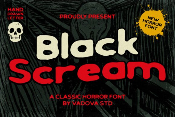 Elevate Your Designs with Black Scream: A Classic Horror Font
