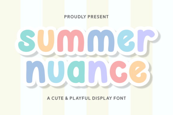 Elevating Brand Authenticity with the Summer Nuance Display Font