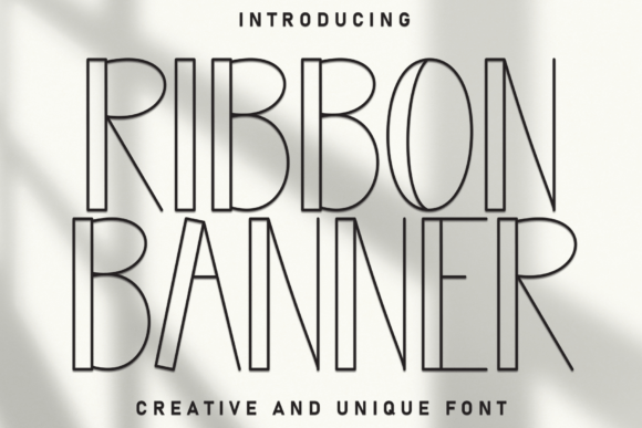 Embracing Charm and Comfort with Ribbon Banner: A Font for Every Occasion