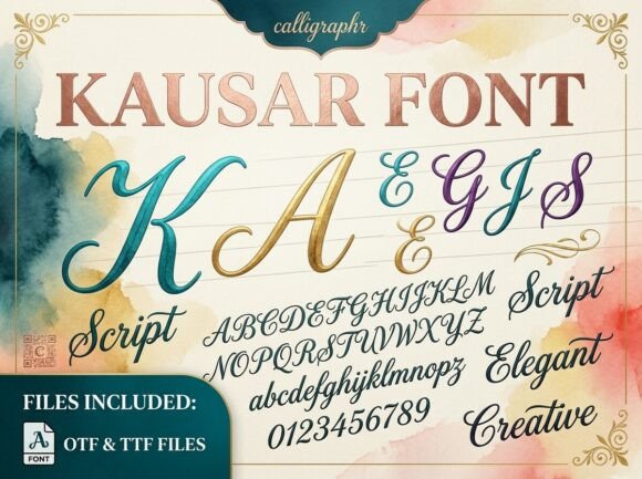 Exude Timeless Elegance with Kausar Script
