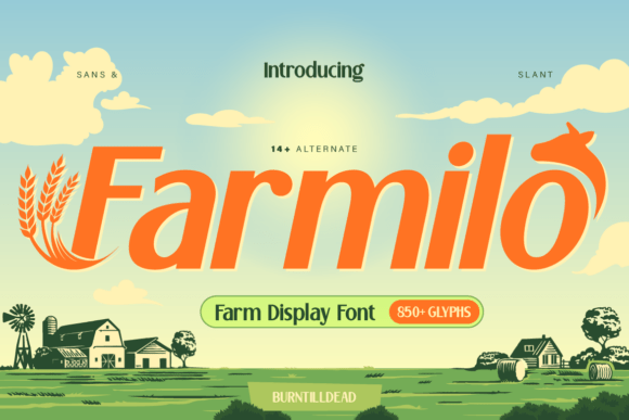 Farmilo: A Fresh and Friendly Display Font