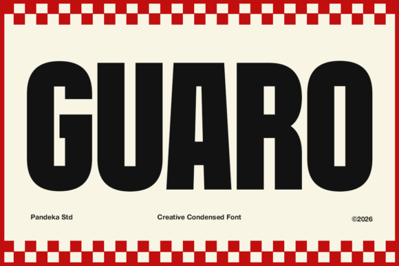 Guaro: A Bold and Impactful Condensed Font