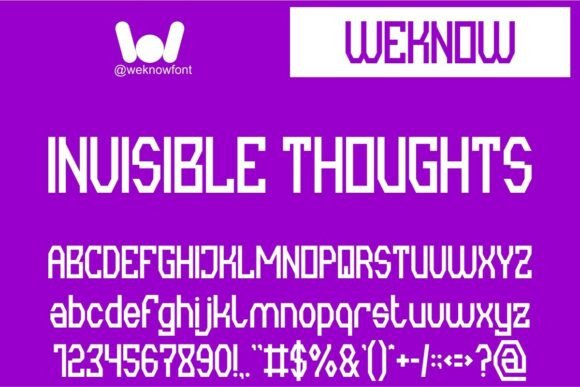 Immerse in Future Typography with Invisible Thoughts