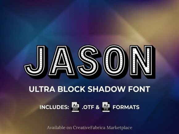 Jason: A Bold and Artistic Display Font for High-Impact Design