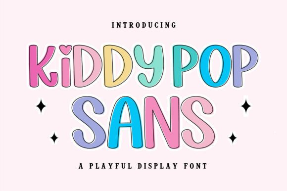 Kiddy Pop Sans: Bringing Playful Warmth to Creative and Commercial Projects