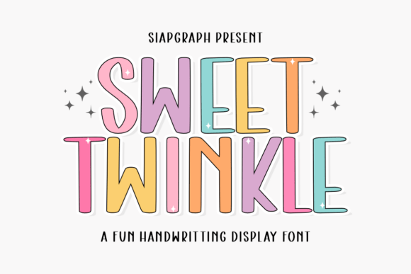 Light Up Your Designs with Sweet Twinkle: A Font Full of Joy and Elegance