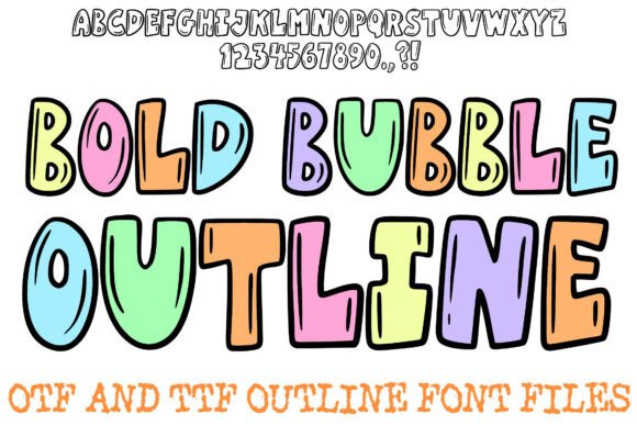 Make Your Message Pop with Bold Bubble Outline