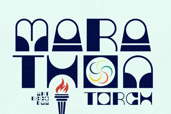 Marathon Torch: A Bold, Brutalist Display Font for High-Impact Visual Storytelling
