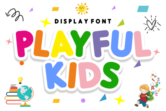 Playful Kids: A Bubbly Cheerful Children Display Font