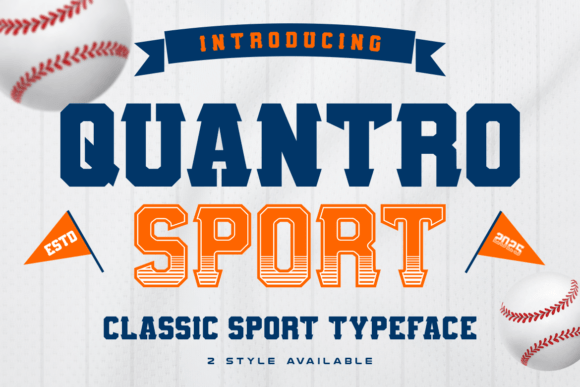 Quantro Sport: A Bold and Commanding Display Font for Competitive Impact