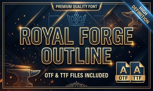 Royal Forge Outline: A Font of Unmatched Authority