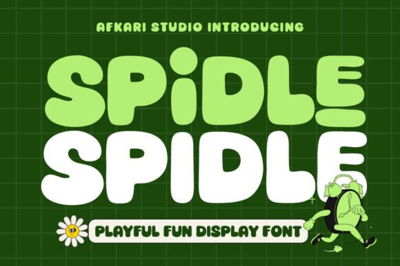 Spidle: A Playful and Expressive Font for Modern Creative Projects