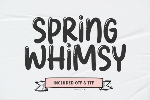Spring Whimsy: A Strategic Font for Engaging and Vibrant Branding