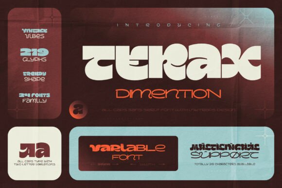 Step into a New Era of Display Typography with Terax Dimention