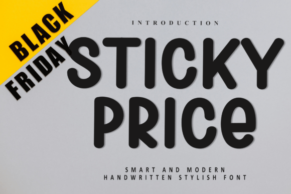 Sticky Price: A Modern Handwritten Font for Impact