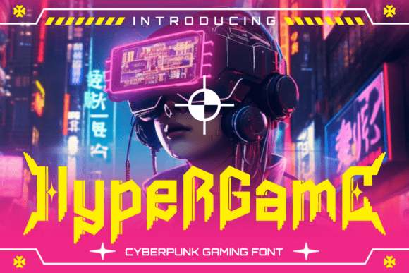 Unleashing Creativity with Hypergame: The Ultimate Cyberpunk Gaming Font