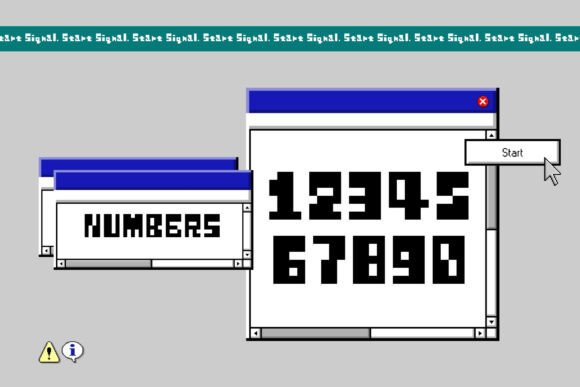 Unlocking Retro Charm with Start Signal: A Versatile 8-Bit Font for Modern Creators